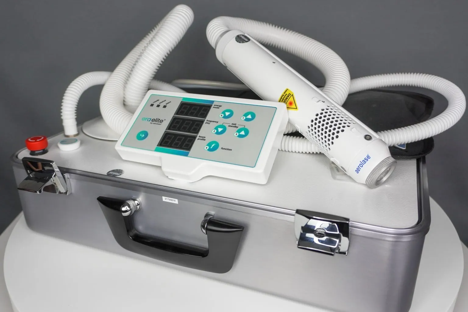 Aerolase laser console with its carrying case